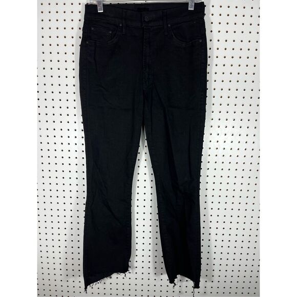 Mother insider crop step fray denim jeans size 30
